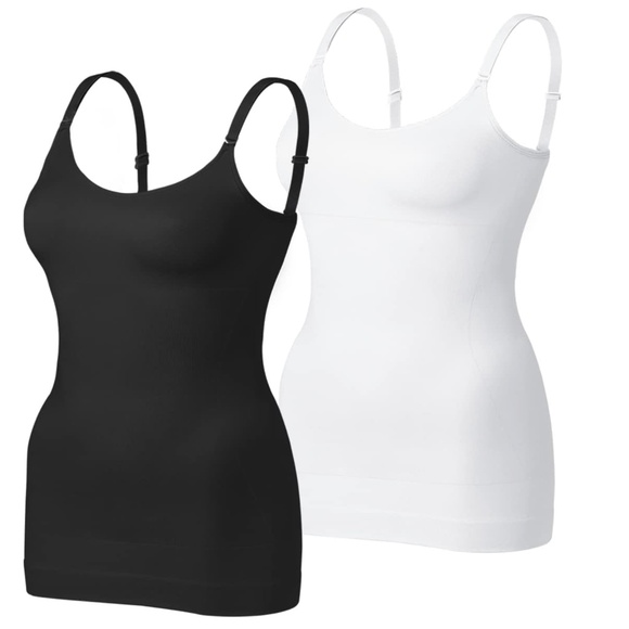 Womens Shapewear Camisole Tank Tops Set of 2 - Picture 1 of 4